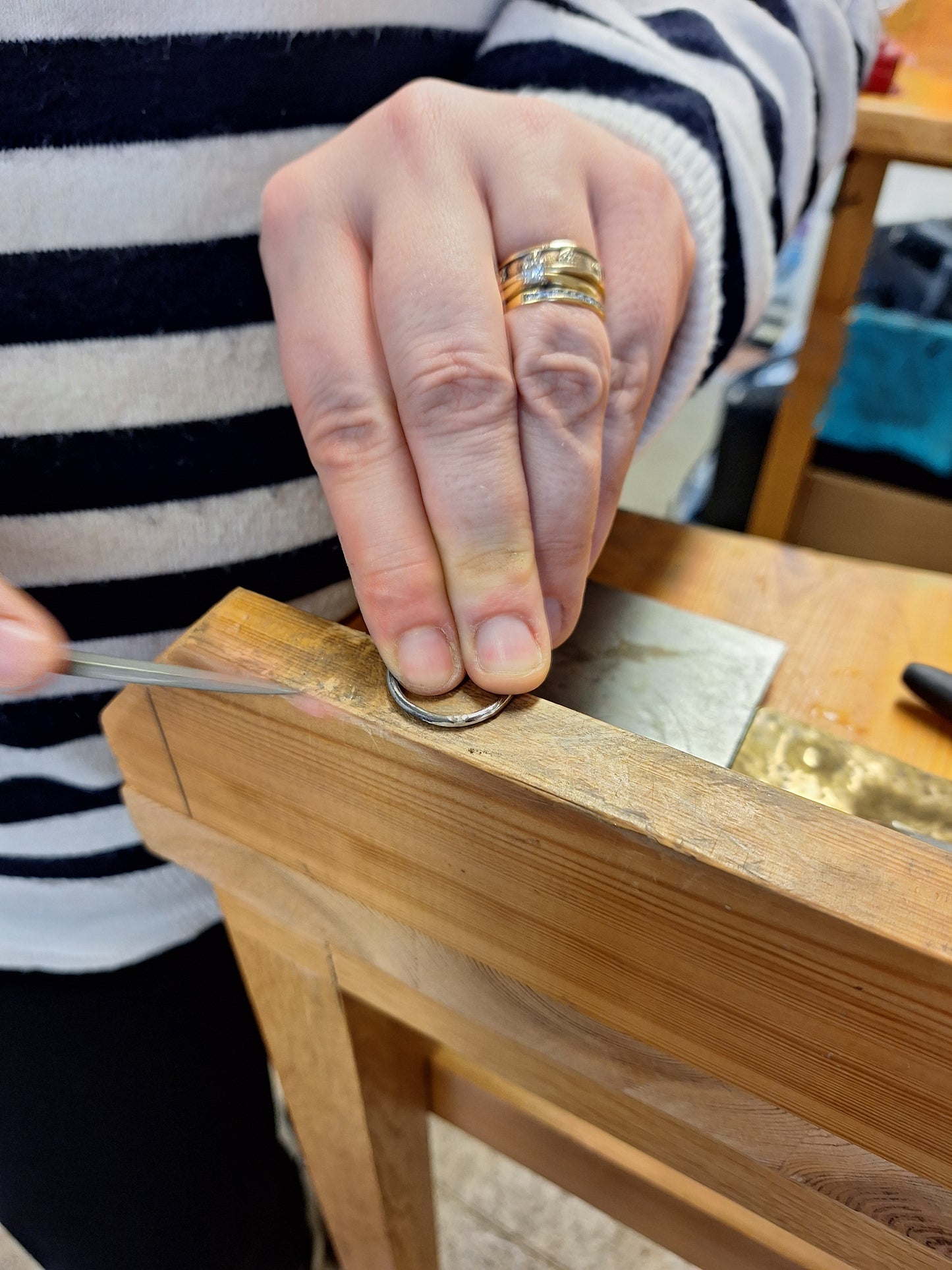 Stacker Ring Course with Sterling Silver 925 wire