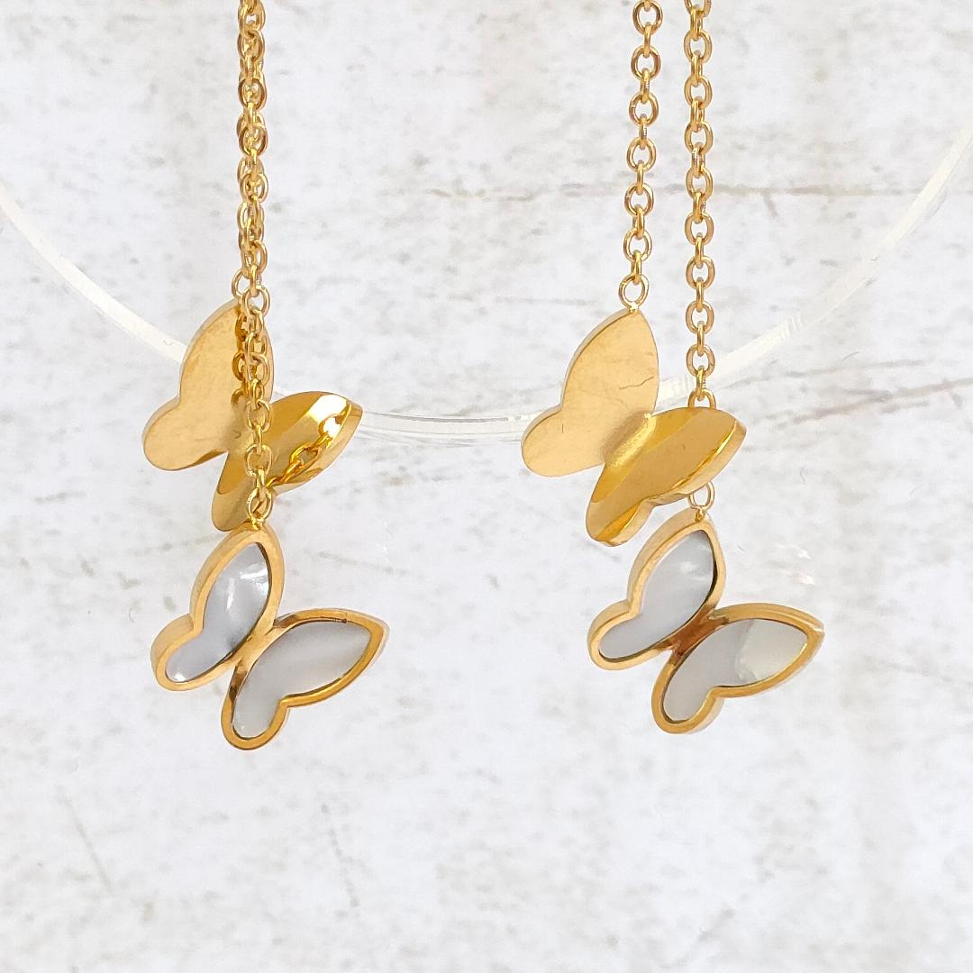 Butterfly Huggie Hoop Gold Earrings, Statement Earrings, Butterfly Hoop Earrings.