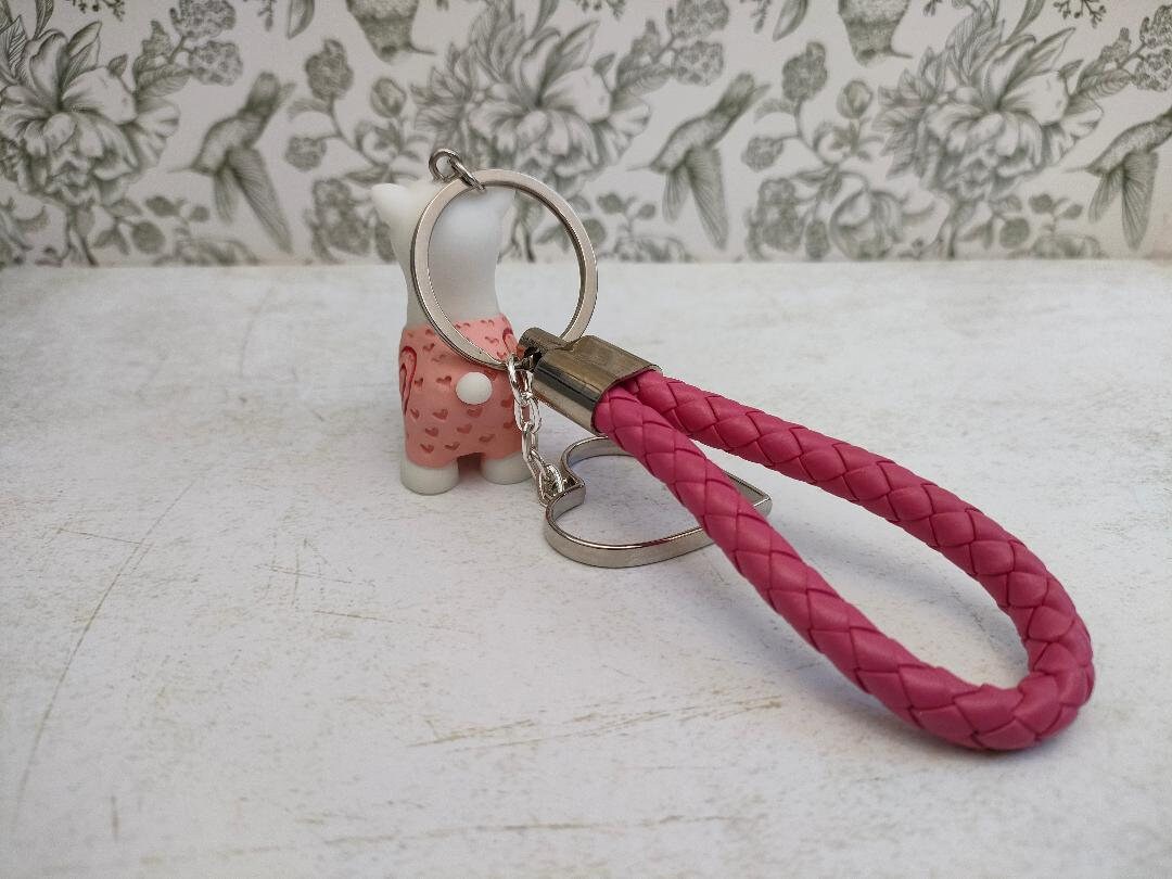 Cute Alpaca Keychains, Llama lover Gifts, Animal Themed Bag Accessories, Gift for Alpaca Lovers, Valentines Gifts for her
