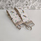 Bee Themed Key Fob, Pale Yellow Lanyards, Car key Accessories, Handy Key Organiser, Bee Fabric Keyrings, Gift for Mum, Small Wristlet