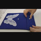 Butterfly Adjustable Book Sleeve In Blue, Handmade Padded Protective Book Cosy, Animal Print Fabric Tablet Pouch, Holiday Book Essentials