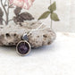 Fidget Necklaces, Amethyst Beed Fidget Jewellery with Stainless Steel Hearts, Worry Jewellery.