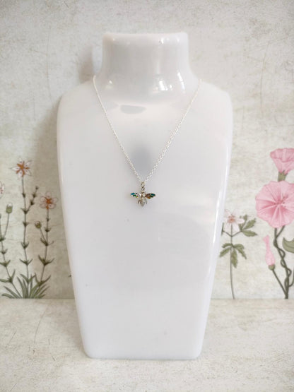 Butterfly Pendants, Micro Pave Cubic Zirconia, Cute jewellery for teenagers, Platinum Plated Butterfly Necklace