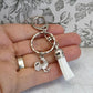 Chicken Charm Keyrings, Bag and Purse Keyring Accessories, Gift for Chicken lovers, Animal themed Keyrings and Keychains