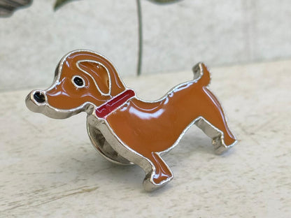 Dachshund Pins, Dog lover Brooches and Badges. Sausage Dog accessories