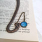 Dragons Head Bookmark, Fidget Pagemarkers, Dragon Themed Gifts, Book lover Gifts, Gift for Dragon Lovers. Bronze Dragon Scale Bookmark
