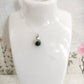 Fidget Necklaces, Emerald Beed Fidget Jewellery with Stainless Steel Hearts, Worry Jewellery.