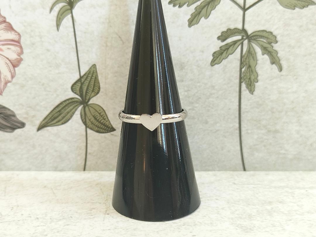 304 Stainless Steel Heart Finger Ring, Romantic Gift, Hypoallergenic Jewellery, Cute Heart Rings.
