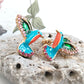Enamel Humming Bird Earrings, Bird lover jewellery, Cute Bird with Rhinestone Studs for her