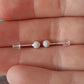 Tiny 925 Sterling Silver Textured Studs, Teeny Tiny Studs, Tiny Round Silver Studs, 925 Minimalist studs, Ball stud earring (925 stamped)