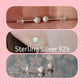 Tiny 925 Sterling Silver Textured Studs, Teeny Tiny Studs, Tiny Round Silver Studs, 925 Minimalist studs, Ball stud earring (925 stamped)