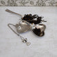 Heart Shaped Tea Infuser with Cute Cat Charm, loose Tea Infuser, Mesh Tea Strainer, herb infuser, Animal Themed Tea Gifts