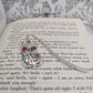 Tibetan Style Alloy Bird Bookmarks, Ruby Red Rhinestone Owl Page Markers, Owl Gifts