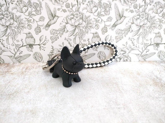 French Bulldog Keychains, Dog lover Gifts, Cute Black Dog Bag Accessories, Goft for Dog Lovers