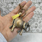 Solid Large Elephant Antique Bronze Tibetan Style keyring, Animal themed Key Chains, Gift for Elephant Lovers, Bag Accessories and Gfits