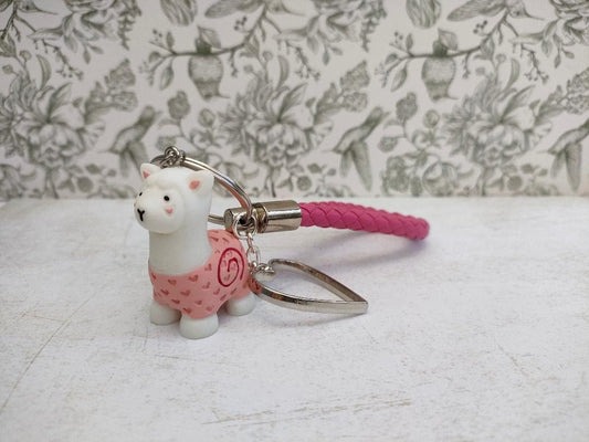 Cute Alpaca Keychains, Llama lover Gifts, Animal Themed Bag Accessories, Gift for Alpaca Lovers, Valentines Gifts for her