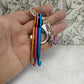 Mini Travel Crochet Hooks On The Go With Butterfly, Lightweight Crochet Hooks Keyring, 3mm, 4mm and 5mm Crochet Hooks for Travel