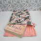 Adjustable Book Sleeve, Handmade Padded Protective Book Cosy, Peacock Themed Animal Print Fabric Tablet Pouch, Holiday Book Essentials