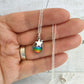 Fidget Necklaces, Rainbow Bead LGBTQ Fidget Jewellery with Stainless Steel Stars, Worry Jewellery.