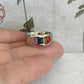 Chunky Rainbow Pride Ring, LGBTQ Jewellery, 304 Stainless Steel Jewellery, Hypoallergenic rings for women