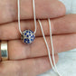 Fidget Necklaces, Rondelle with Heart Fidget Jewellery with Stainless Steel Hearts, Worry Jewellery.